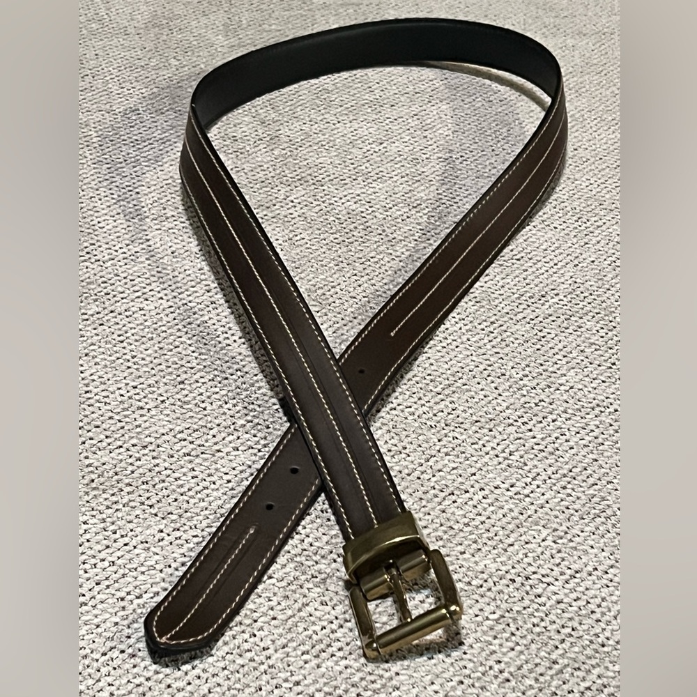 Perry Ellis Reversible‎ Vegan Leather Belt 42